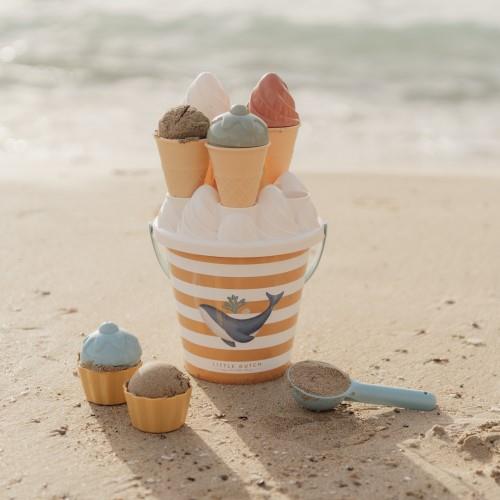 Little Dutch Ice Cream Beach Bucket Set | Ocean Dreams (Blue)