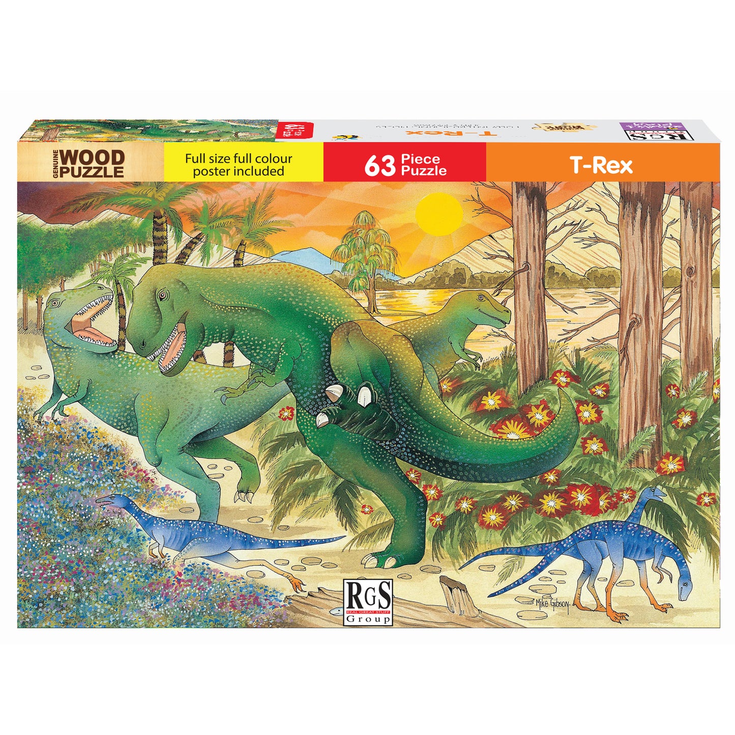 T-Rex 63 Piece Puzzle