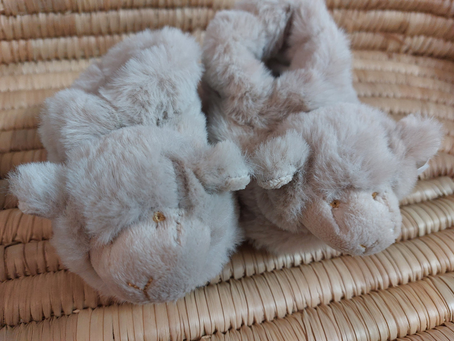 Cute Baby Plush Lamb Slippers