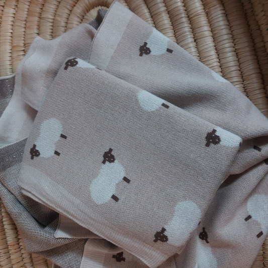 Baby Sheep Swaddling Blanket