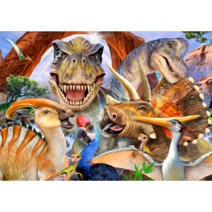 Dinosaur Selfie 200 Piece Puzzle