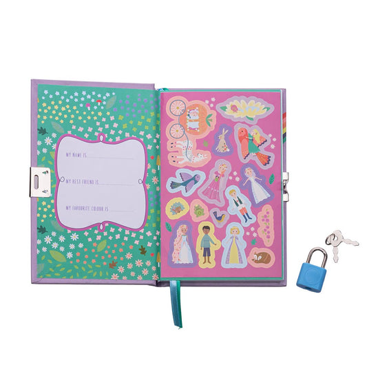 Floss & Rock Scented Secret Lock and Key Diary: Fairy Tale