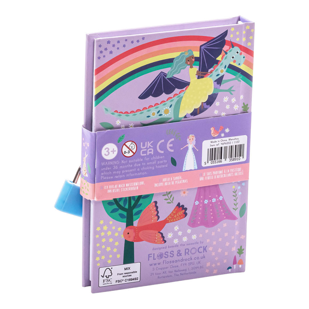 Floss & Rock Scented Secret Lock and Key Diary: Fairy Tale