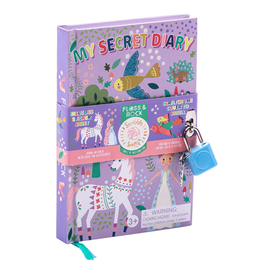 Floss & Rock Scented Secret Lock and Key Diary: Fairy Tale