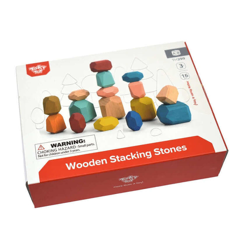 Tooky Toy Wooden Stacking Blocks