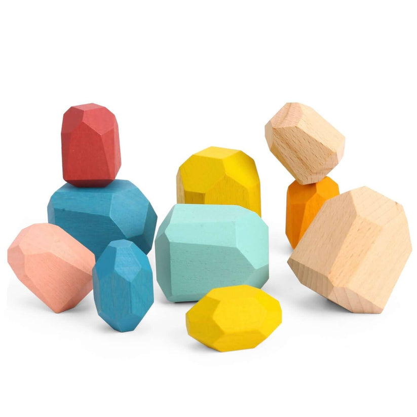 Tooky Toy Wooden Stacking Blocks