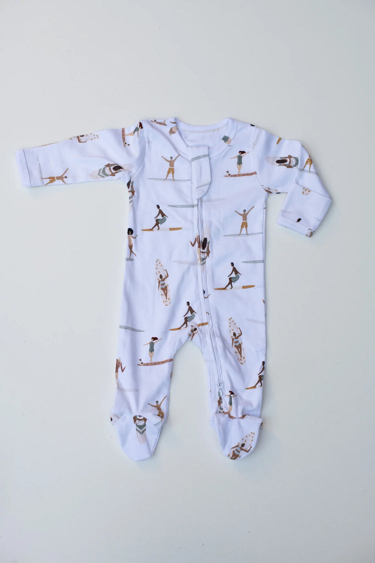 UME Long boarders Zip-up Babygrow