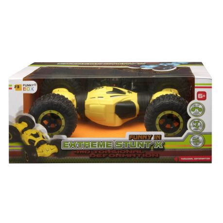 R/C 2.4GHz 4WD Extreme Stunt X Car (30cm long) w/Batt & Charger - Yellow