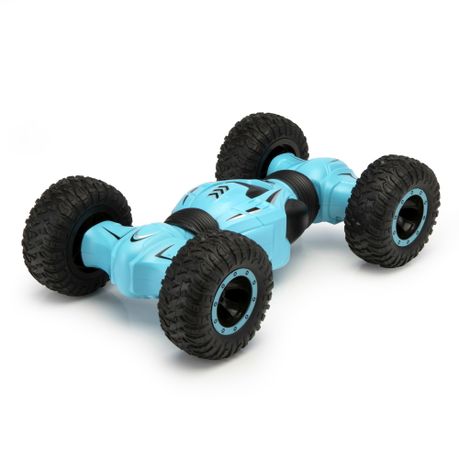 R/C 2.4GHz 4WD Extreme Stunt X Car (30cm long) w/Batt & Charger - Blue ...