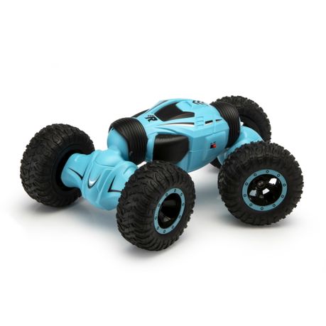 R/C 2.4GHz 4WD Extreme Stunt X Car (30cm long) w/Batt & Charger - Blue