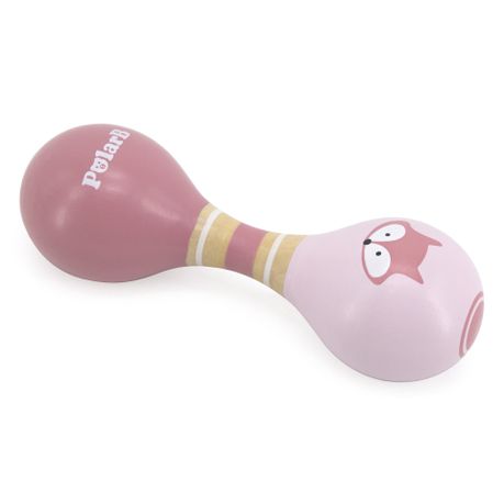 PolarB Fox Double Wooden Maracas