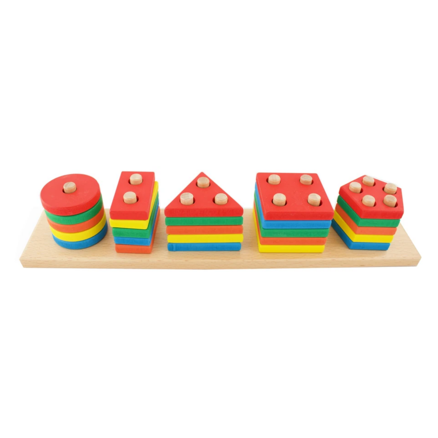 Wooden Shape Sorting Set