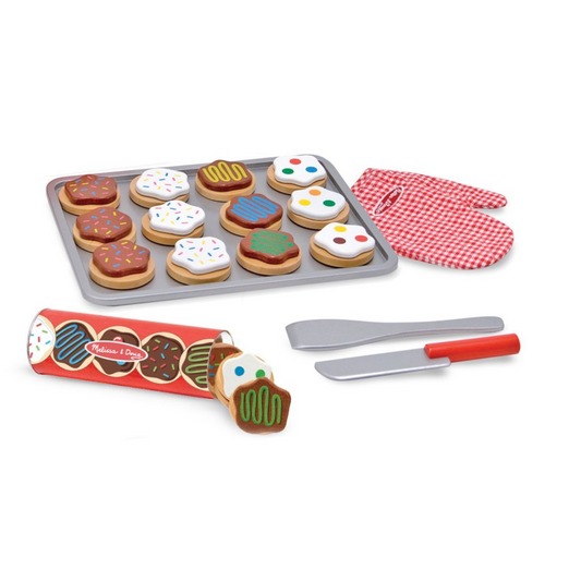 Melissa & Doug Wooden Slice and Bake Cookie Set