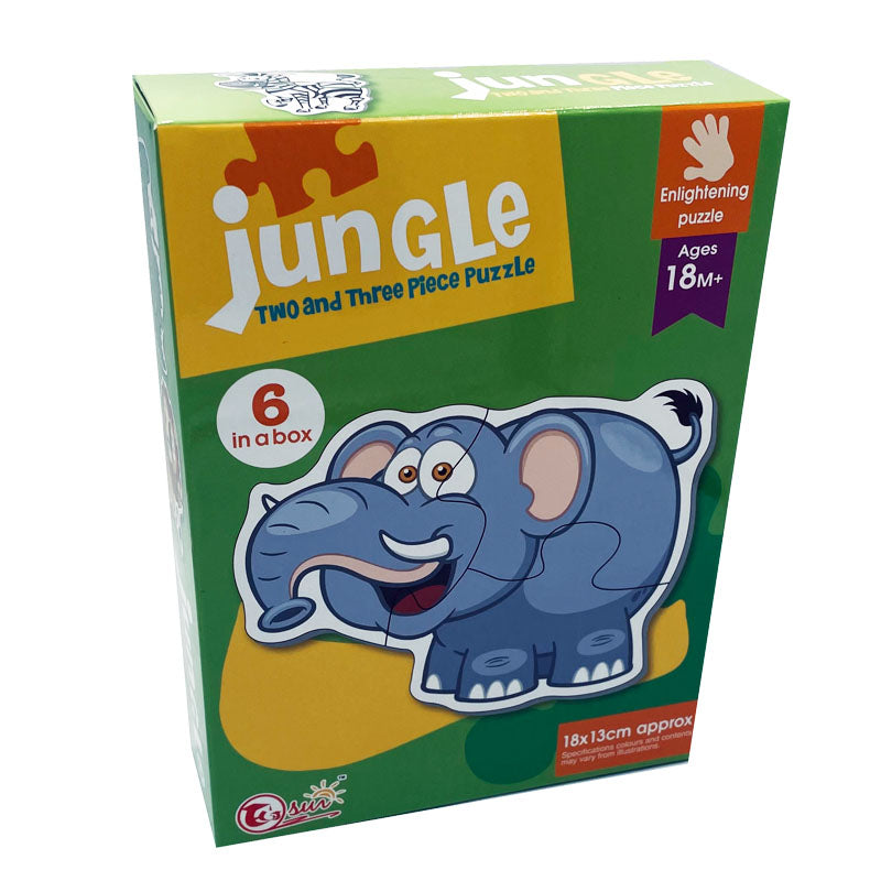 Jungle Puzzle Box Set (6 in a Box)