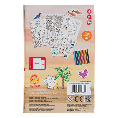 Tiger Tribe – Colouring Set – Animal All Stars