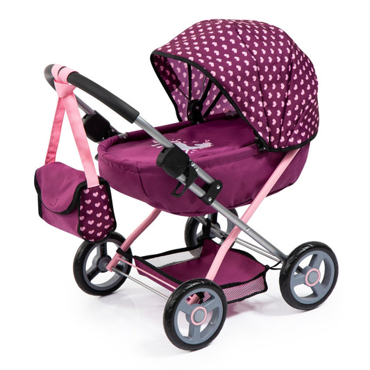 Bayer Purple Doll’s Pram with Bag & Accessories