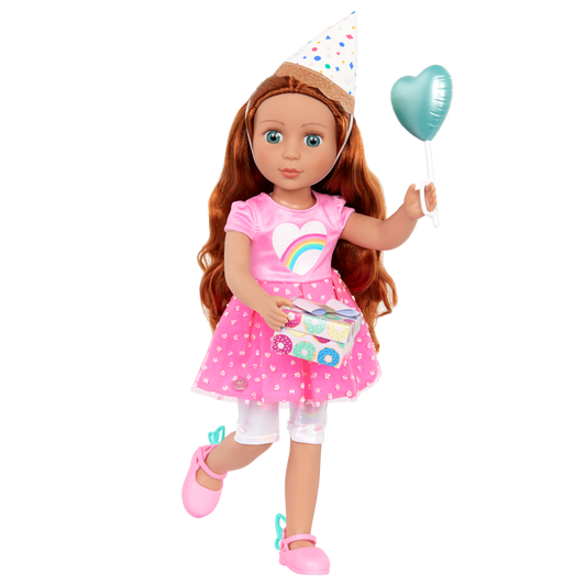 Glitter Girls Poseable 14″ Birthday Party Doll Cicely