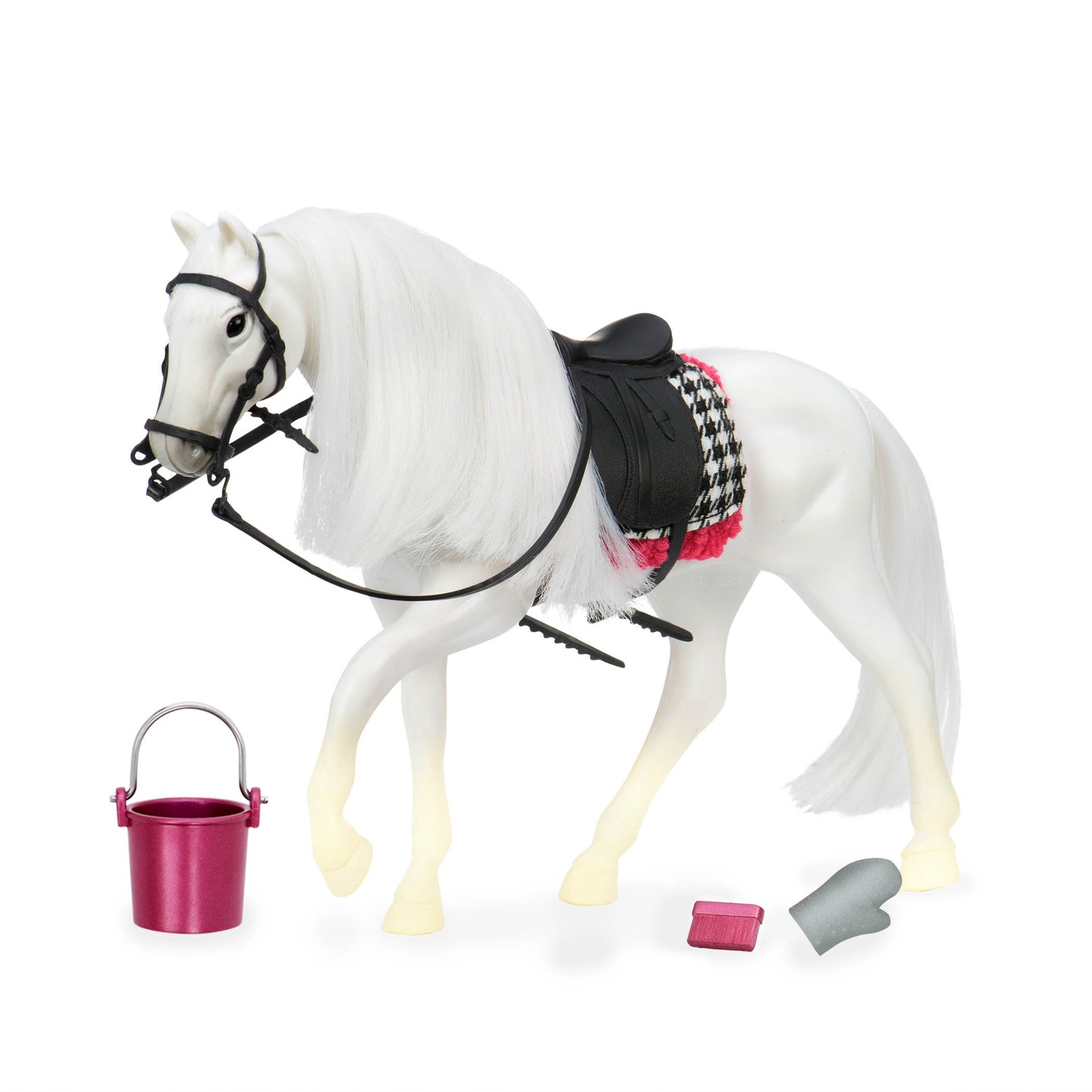 Lori Camarillo White Horse

 For 6 inch dolls