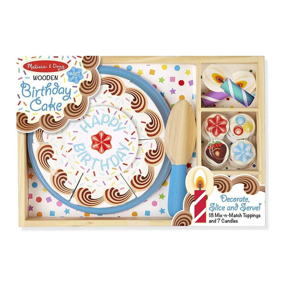 Melissa & Doug Birthday Party Wooden Play Food