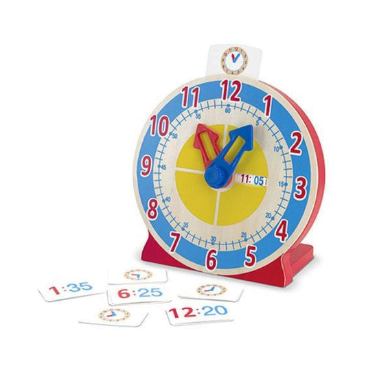 Melissa & Doug Turn &amp; Tell Wooden Clock