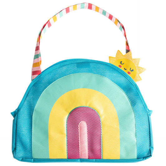 Stephen Joseph Beach Tote with Toys- Rainbow