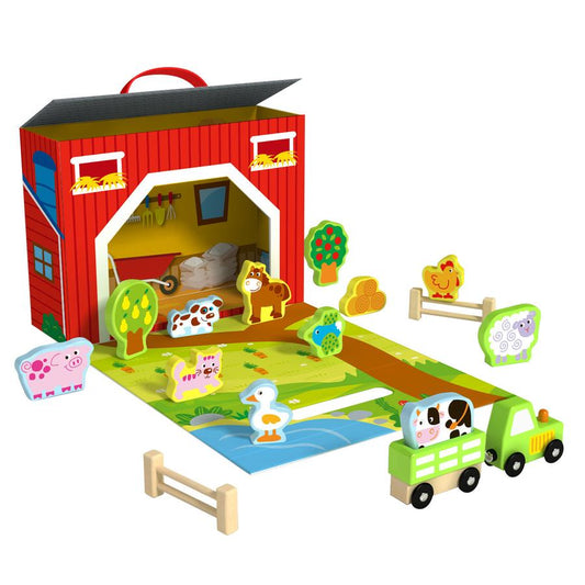 Tooky Toy Farm Play Box