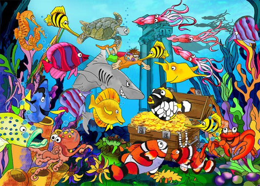 Puzzle: Underwater 24 Piece