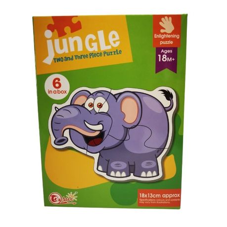 Jungle Puzzle Box Set (6 in a Box)